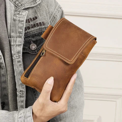 Riñonera Deportiva Vintage para Hombre - Bolso de Cintura Pequeño y Funcional