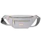 Riñonera de Viaje para Hombre y Mujer - Bolsa Cintura con 3 Bolsillos, Lona Resistente y Cómoda