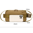 Riñonera Deportiva Multiusos para Hombre - Bolsa de Pecho y Hombro de Lona Resistente