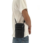 Riñonera Deportiva Impermeable de Cuero Vintage - Bolso Bandolera Ligero para Hombre