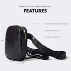 Riñonera de Pierna para Moto y Motoristas - Bolso Lateral Negro