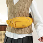 Riñonera Deportiva Grande Impermeable con Múltiples Bolsillos