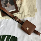 Riñonera de Moda para Mujer de PU - Bolso Cinturón Elegante con Cartera y Bolsillo para Tarjetas