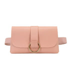 Riñonera de Cuero para Mujer 2 en 1 - Bolso Cinturón Elegante con Monedero Desmontable