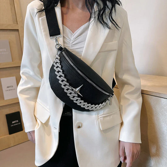 Riñonera de Cuero para Mujer - Bolso de Piel Elegante