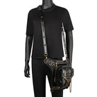 Riñonera Deportiva de Cuero Estilo Steampunk - Bolso de Cintura para Hombre y Mujer
