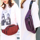 Riñonera Deportiva Impermeable de Nailon - Estilo Coreano, Multifuncional