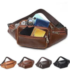 Riñonera Deportiva Hombre Cuero - Bolsa Cintura Móvil