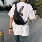 Riñonera Deportiva Hombre - Bolsa Pecho Impermeable, Mochila Canguro Moda Hip-Hop