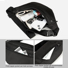 Riñonera Deportiva Impermeable con Ajuste Regulable para Viajes, Running y Ciudad