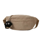 Riñonera de Cintura para Mujer - Bolso Bandolera Casual de Lona