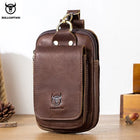 Riñonera Deportiva para Hombre - Bolsa de Cintura Pequeña de Cuero