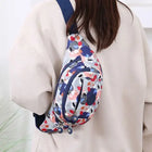 Riñonera Deportiva Impermeable con Estampado Floral - Varios Colores