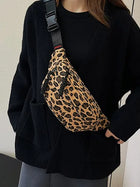 Riñonera Deportiva Mujer 2024 - Estampado Leopardo, Bandolera para Móvil y Accesorios