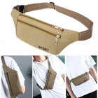 Riñonera Deportiva Hombre - Bolsa Cintura Lona Casual