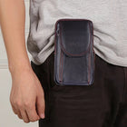 Riñonera Deportiva de Cuero para Hombre - Mini Bolsa de Cintura