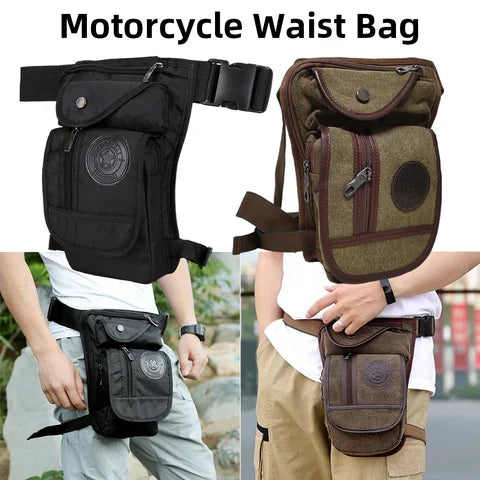 Riñonera Deportiva de Cuero para Hombre - Multifuncional y Cruzada