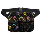 Riñonera de Enfermera para Mujer con Estampado de Patas de Perro - Bolsa Médica Personalizada para Estetoscopios, Vendas y Tijeras