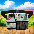 Riñonera de Enfermera con Estampado Animal - Bolsa Cintura Ajustable Multibolsillos para Veterinarios y Amantes de Mascotas