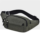 Riñonera Deportiva Impermeable Unisex de Oxford - Bolsa de Cintura Multifuncional