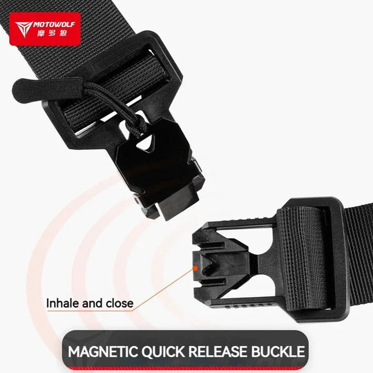 Riñonera de Pierna Impermeable para Moto y Motoristas - Bolso Lateral Ajustable