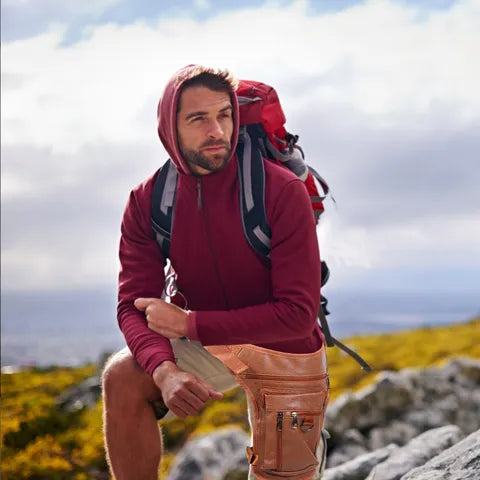 Riñonera Deportiva Universal de PU - Bolsa de Cintura para Running, Camping y Moto