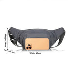 Riñonera Deportiva Antirrobo Ultrafina para Hombre - Bolsa de Cintura Invisible para Teléfono, Running, Senderismo y Viajes