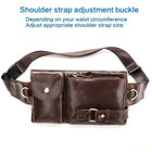 Riñonera Deportiva Hombre - Bolso Pecho Cuero Original para Móvil
