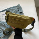 Riñonera Deportiva Mujer: Bolsa Pecho, Cintura y Hombro, Lona, Gran Capacidad