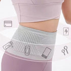 Riñonera Deportiva Invisible Sin Costuras: Ligera, Elástica y Portátil para Correr, Ciclismo y Deporte