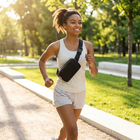 Riñonera Deportiva Impermeable Crossbody con Correa Ajustable para Running, Viajes y Entrenamiento