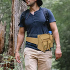 Riñonera Deportiva 1000D para Hombre y Mujer - Bolsa Oxford Multifuncional para Viaje y Senderismo