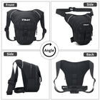 Riñonera de Pierna Impermeable para Moto y Motoristas - Bolso Lateral Resistente