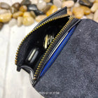 Riñonera Deportiva Blongk Fina con Cremallera, Porta Tarjetas y Llavero - Bolsa de Cintura para Hombre y Mujer