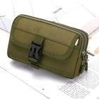 Riñonera Deportiva de Nylon - Bolsa Multifuncional para Móvil, Horizontal/Vertical, con Cierre de Botón, Ideal para Camping