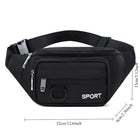 Riñonera Deportiva Impermeable de Gran Capacidad para Teléfono y Cartera