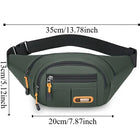 Riñonera Deportiva Impermeable de Gran Capacidad con Correa Ajustable