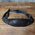 Riñonera de Cuero Genuino para Hombre - Bolso de Piel Elegante