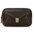 Riñonera Deportiva de Cuero Natural para Hombre y Mujer - Bolsa de Cintura Elegante