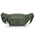 Riñonera Deportiva Impermeable de Lona, Gran Capacidad, Antisalpicaduras, para Exteriores