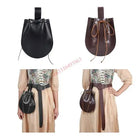 Riñonera Deportiva Medieval Vintage de Cuero - Bolsa de Cintura 448C