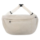 Riñonera de Cintura para Mujer - Bolso Bandolera de Pana Grande y Casual