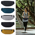 Riñonera Deportiva Impermeable 3 Compartimentos para Correr, Transpirable y Ligera para Hombre y Mujer
