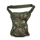 Riñonera de Pierna para Moto y Motoristas - Bolso Lateral Gris