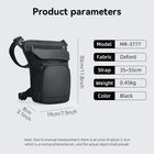 Riñonera Moto MARK de Tela - Bolso Multi-bolsillo con Correa Ajustable para Viajes