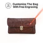 Riñonera de Cuero para Hombre - Bolso de Piel de Vestir Premium
