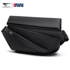 Riñonera de Cuero para Hombre - Bolso Bandolera Elegante con Hebilla Magnética