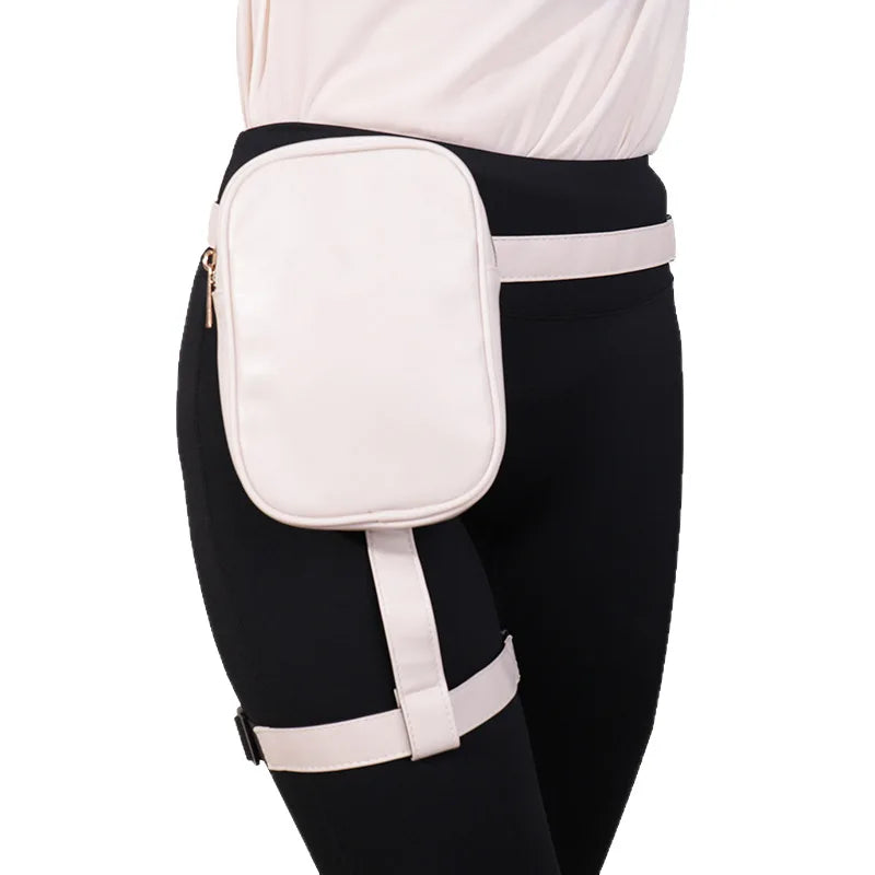 Riñonera de Pierna para Moto y Motoristas - Bolso Lateral Negro