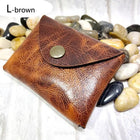 Riñonera de Cuero Unisex - Bolso de Piel de Vestir Mini