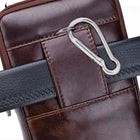 Riñonera Deportiva de Cuero para Hombre - Bolso Pequeño y Práctico